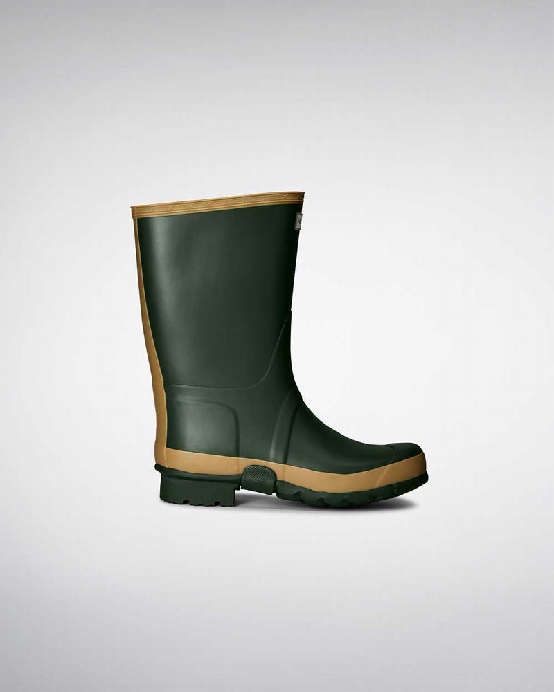 Botas Wellington Hunter Gardener Masculino Verdes | 214869206