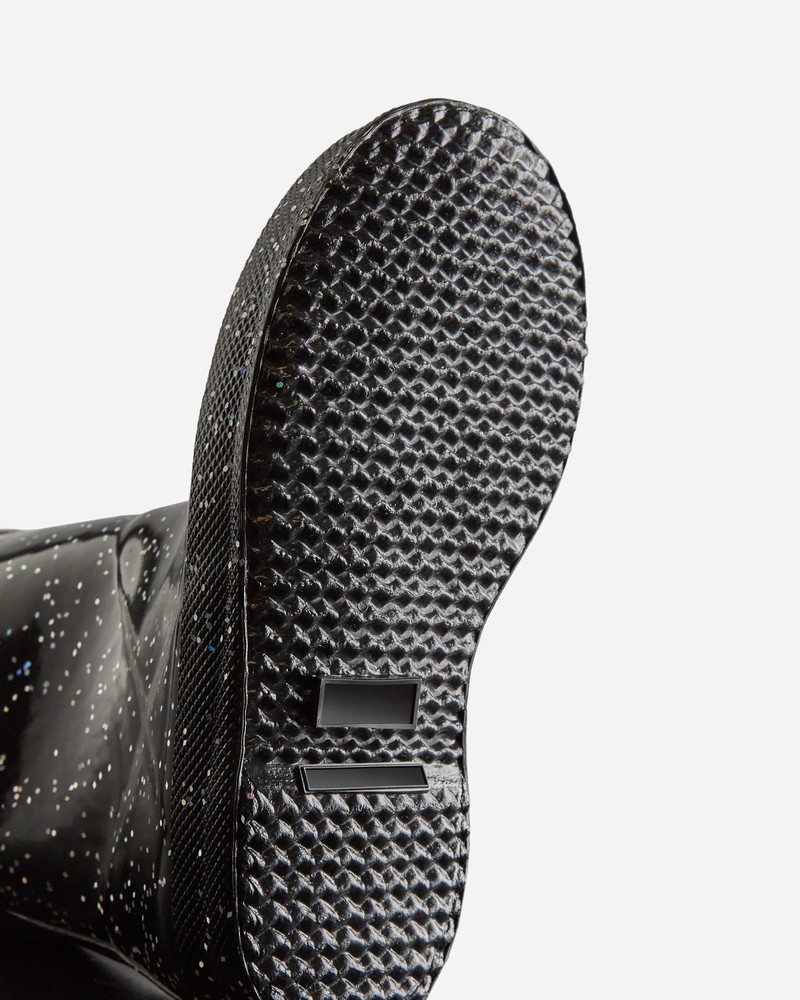 Botas Wellington Hunter Giant Glitter Criança Pretas | 570878363