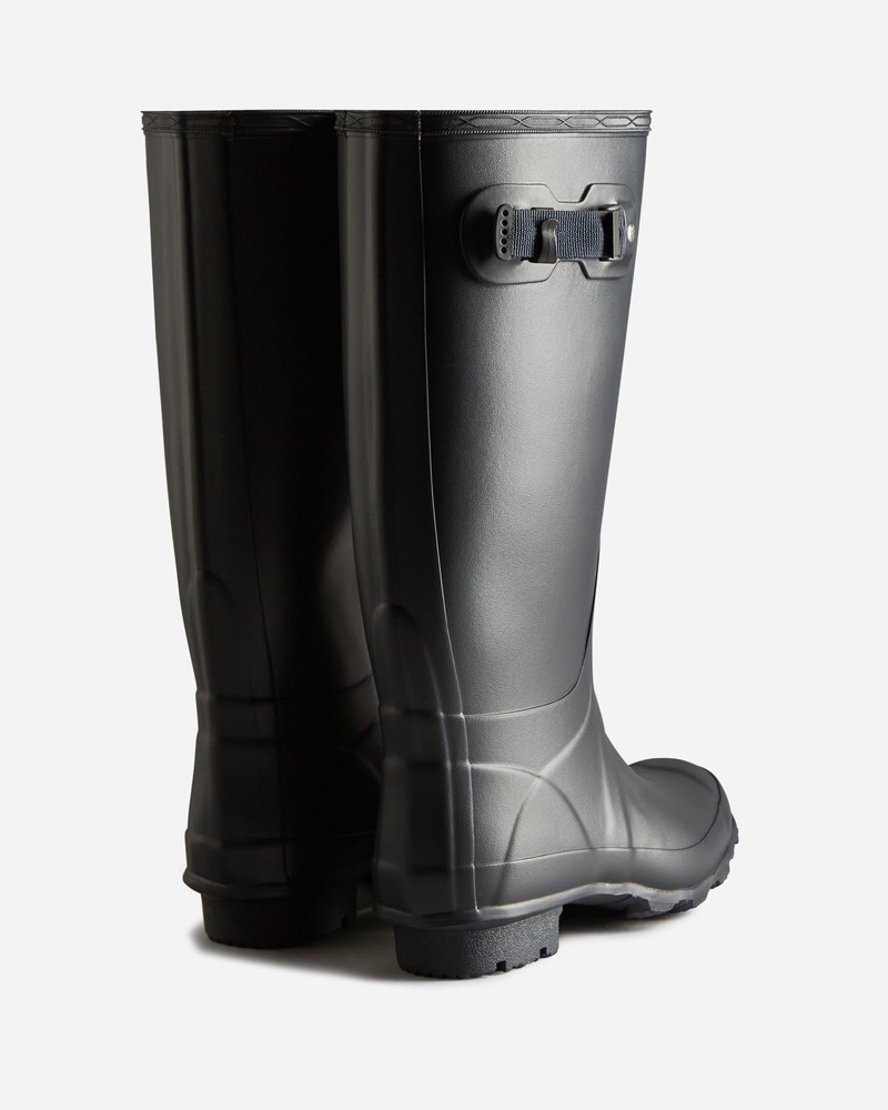 Botas Wellington Hunter Huntress Wide Leg Feminino Azul Marinho | 854627175