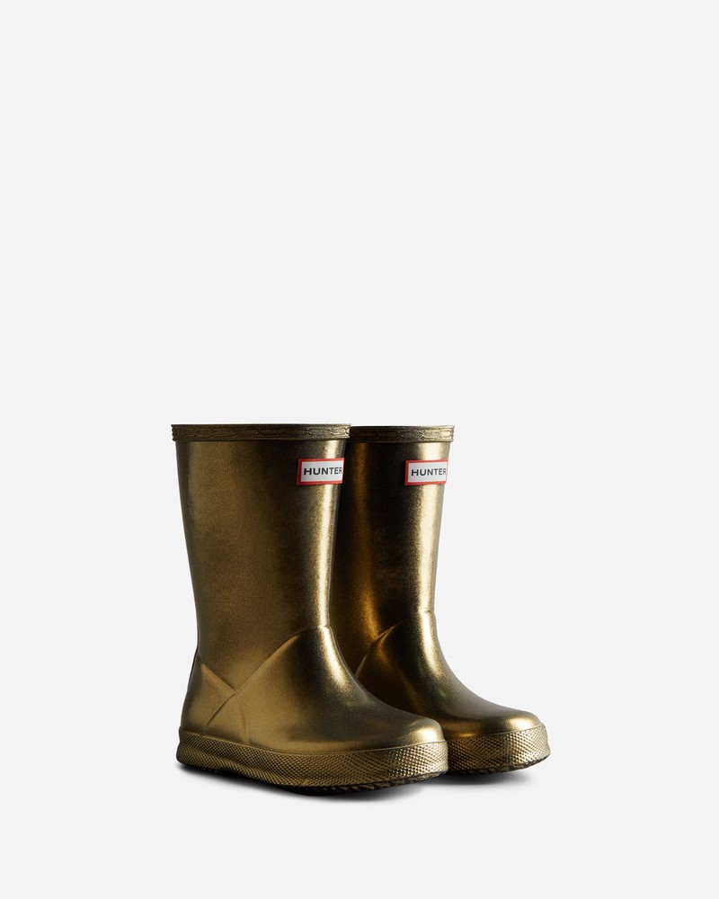 Botas Wellington Hunter Nebula Criança Douradas | 19484924