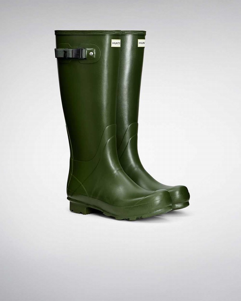 Botas Wellington Hunter Norris Field Masculino Verdes | 842548237