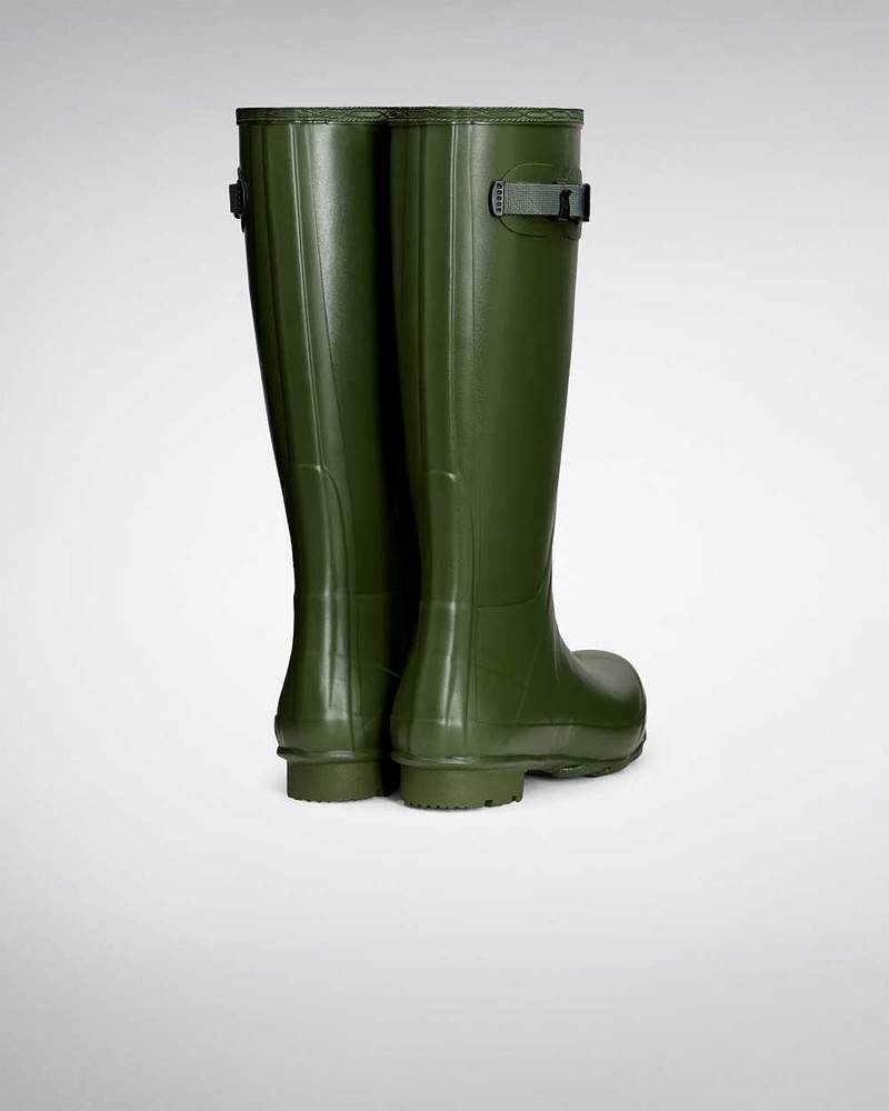 Botas Wellington Hunter Norris Field Masculino Verdes | 842548237