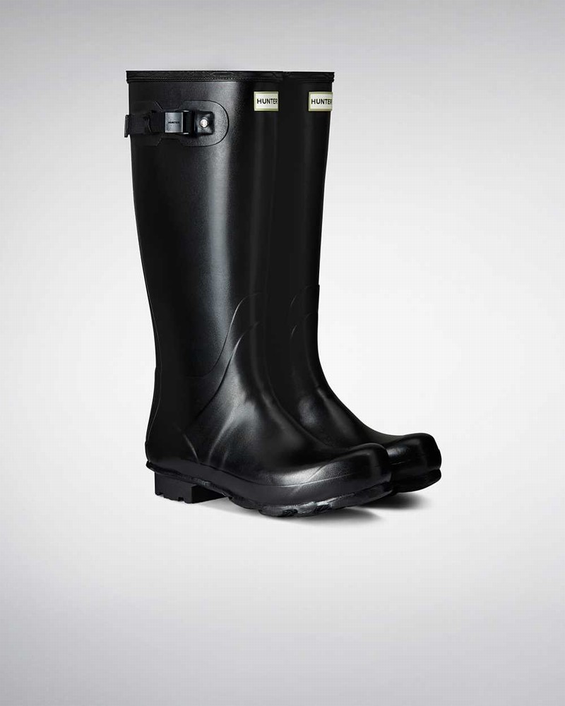 Botas Wellington Hunter Norris Field Masculino Pretas | 860670913