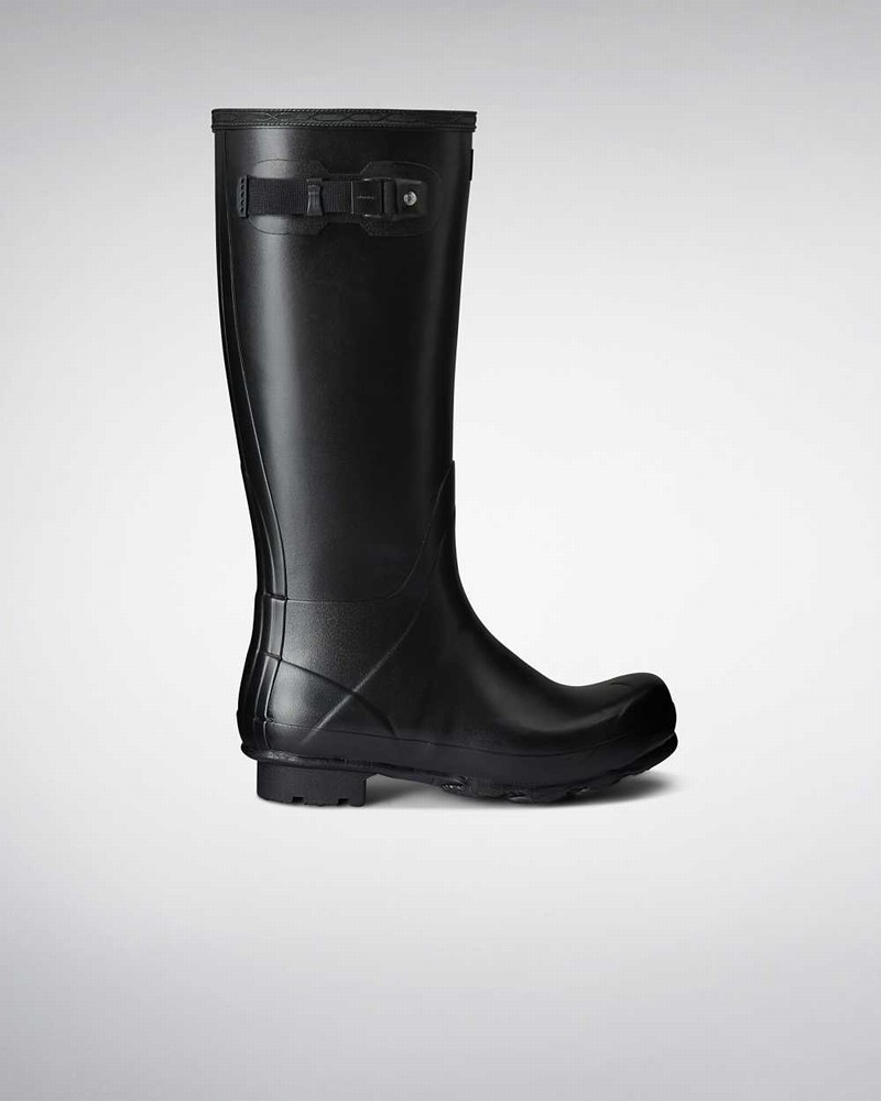 Botas Wellington Hunter Norris Field Masculino Pretas | 860670913