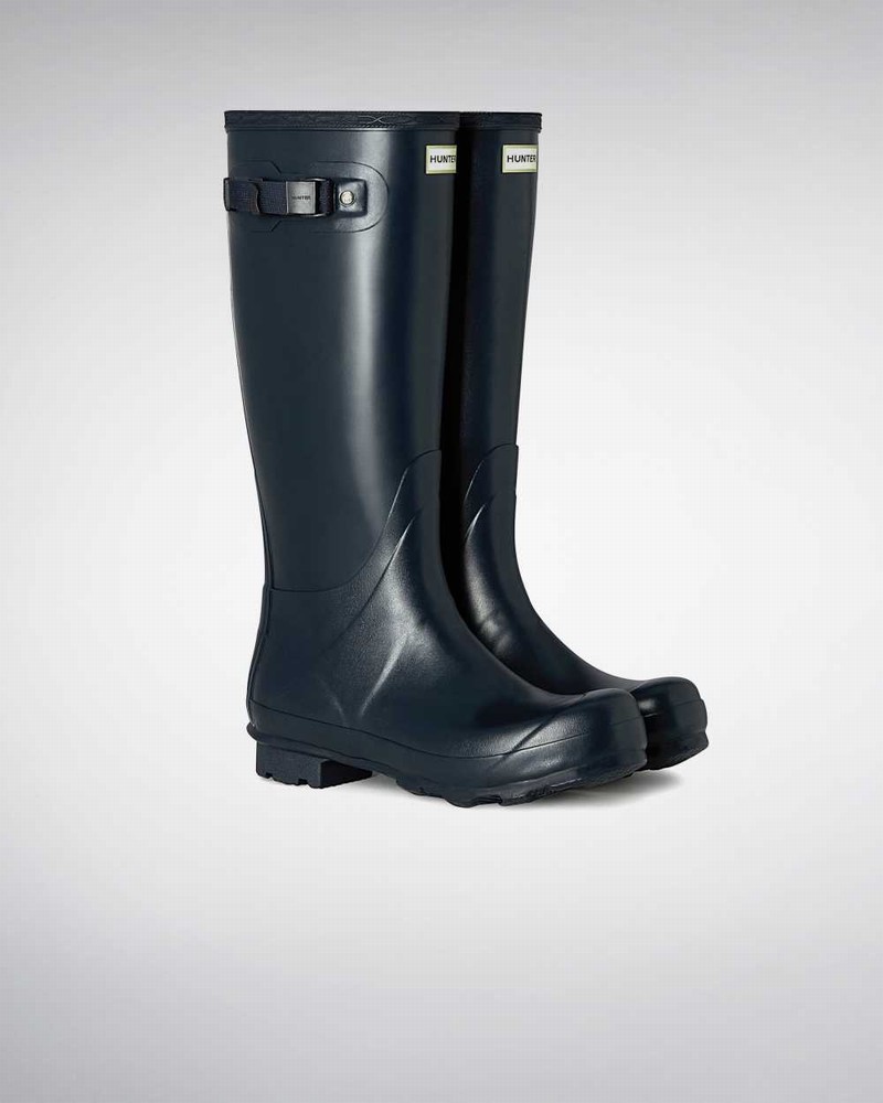 Botas Wellington Hunter Norris Field Masculino Azul Marinho | 732563532