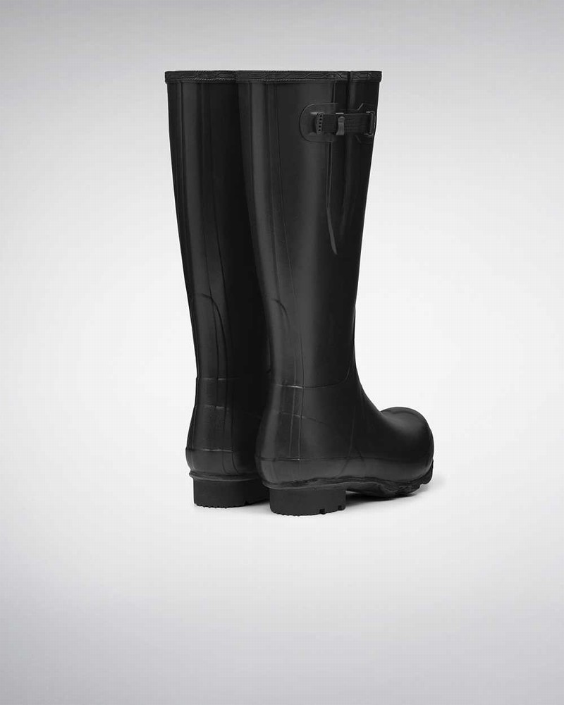 Botas Wellington Hunter Norris Field Side Adjustable Masculino Pretas | 658479521