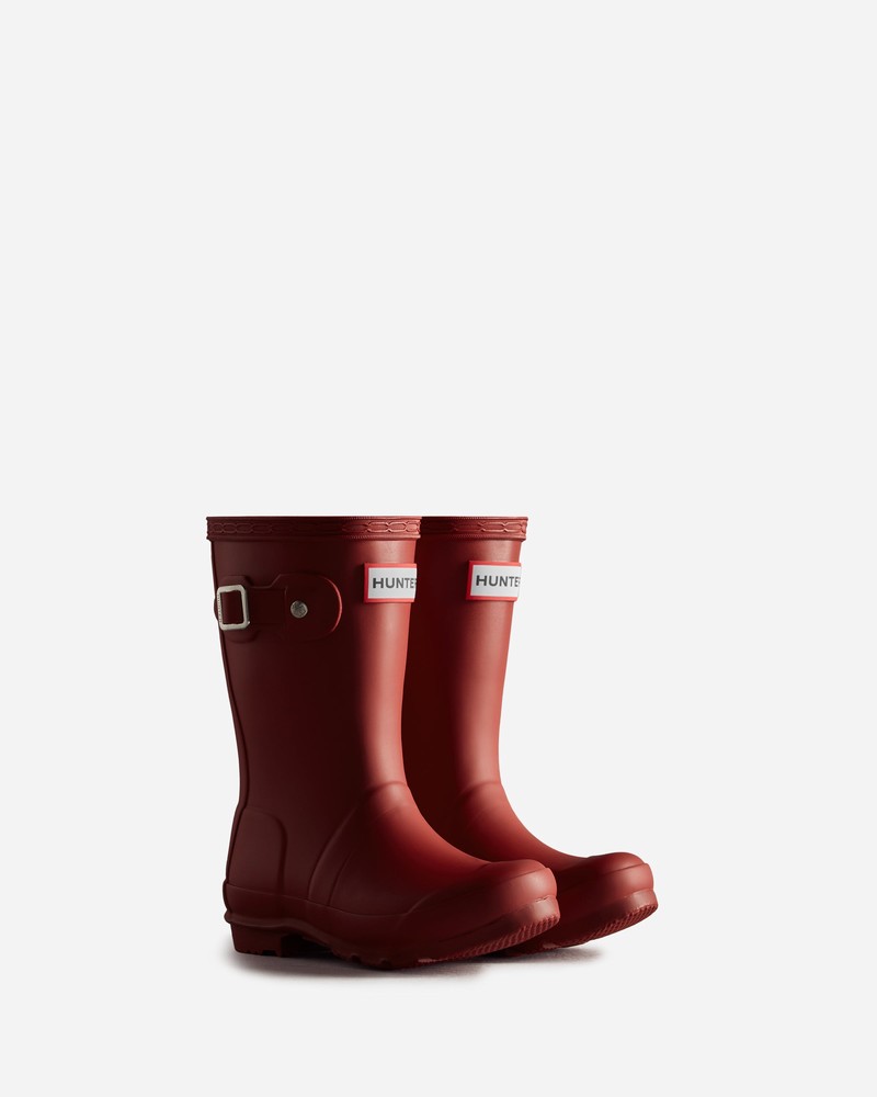 Botas Wellington Hunter Original Criança Vermelhas | 126642783