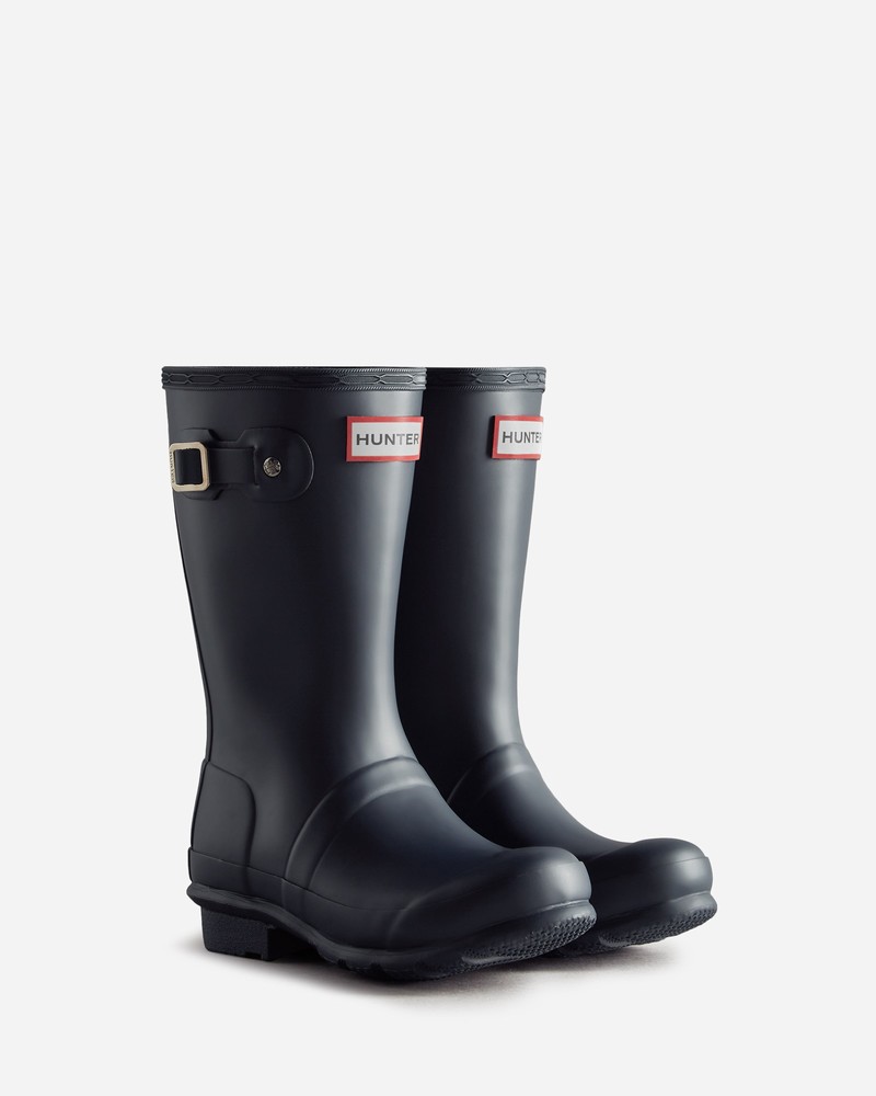 Botas Wellington Hunter Original Criança Azul Marinho | 269150610