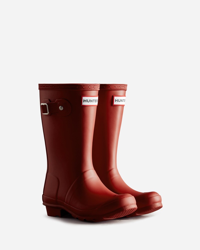 Botas Wellington Hunter Original Criança Vermelhas | 48151939