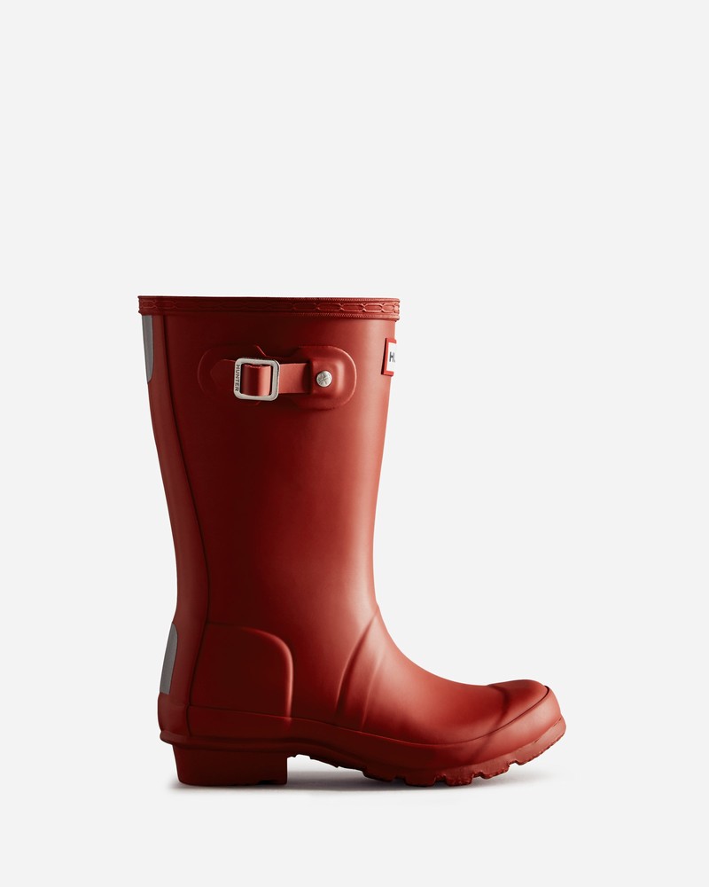 Botas Wellington Hunter Original Criança Vermelhas | 48151939