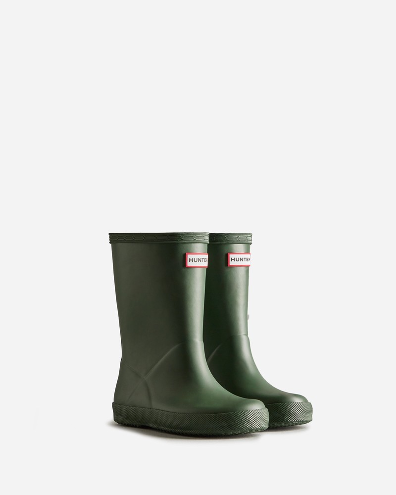Botas Wellington Hunter Original Criança Verde Oliva | 267761012