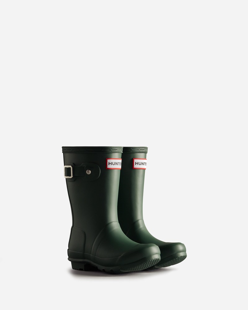 Botas Wellington Hunter Original Criança Verdes | 694054612