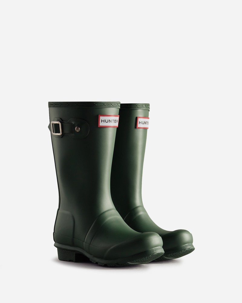 Botas Wellington Hunter Original Criança Verde Oliva | 362789942