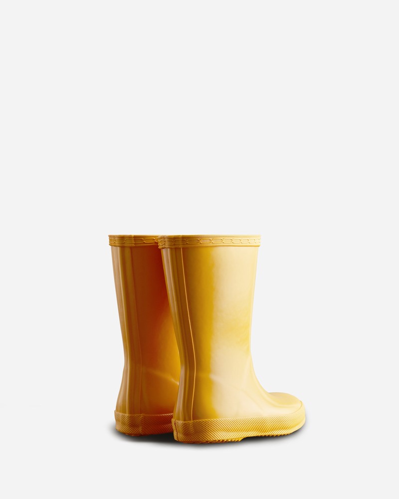 Botas Wellington Hunter Original Gloss Criança Amarelas | 347433355
