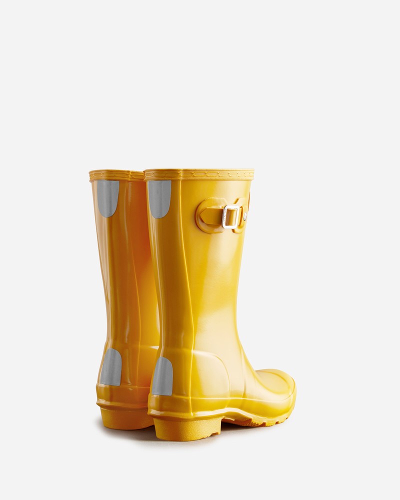 Botas Wellington Hunter Original Gloss Criança Amarelas | 506267099