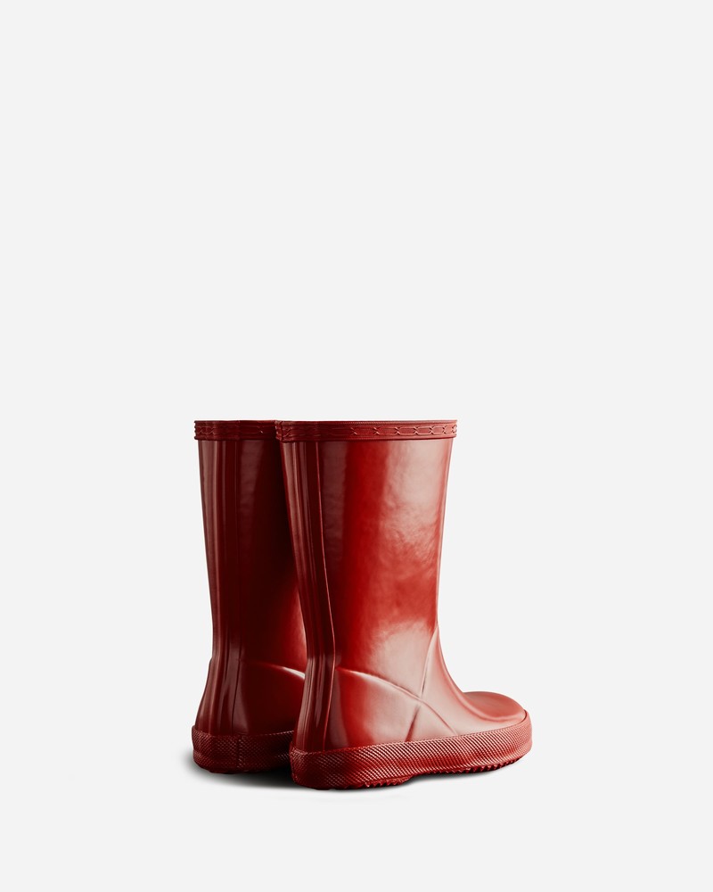 Botas Wellington Hunter Original Gloss Criança Vermelhas | 379663245