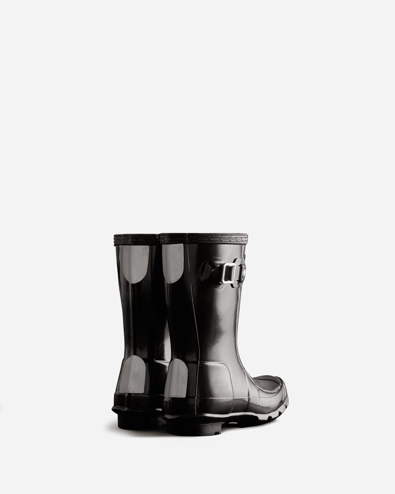 Botas Wellington Hunter Original Gloss Criança Pretas | 498987937