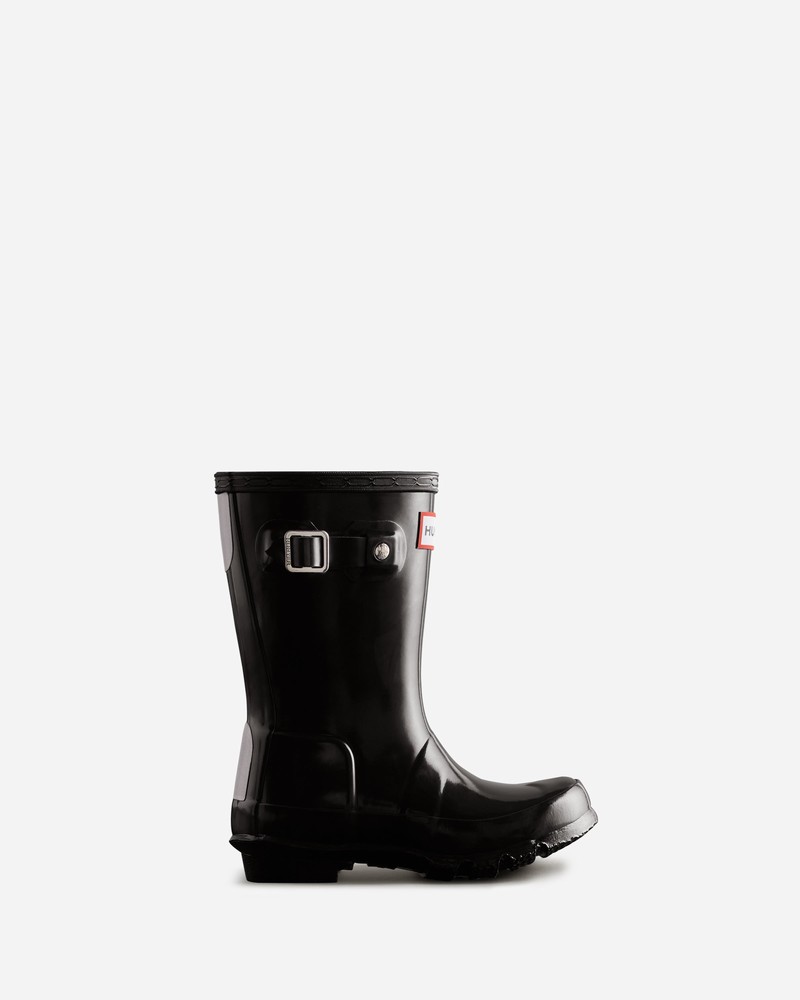 Botas Wellington Hunter Original Gloss Criança Pretas | 498987937