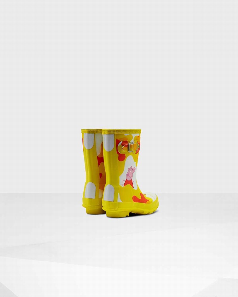 Botas Wellington Hunter Original Little Peppa Pig Criança Amarelas | 223833359