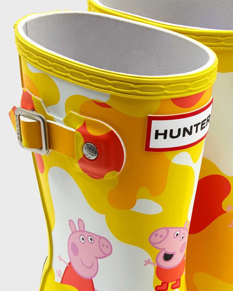 Botas Wellington Hunter Original Little Peppa Pig Criança Amarelas | 223833359