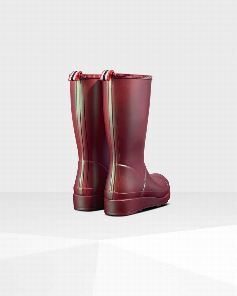 Botas Wellington Hunter Original Play Tall Nebula Mid-Calf Feminino Rosa | 741061825