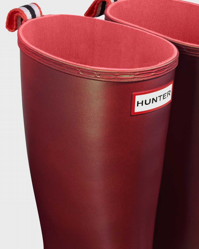 Botas Wellington Hunter Original Play Tall Nebula Mid-Calf Feminino Rosa | 741061825