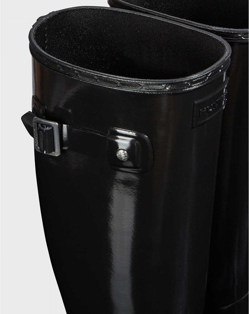 Botas Wellington Hunter Original Refined Tall Feminino Pretas | 178336251