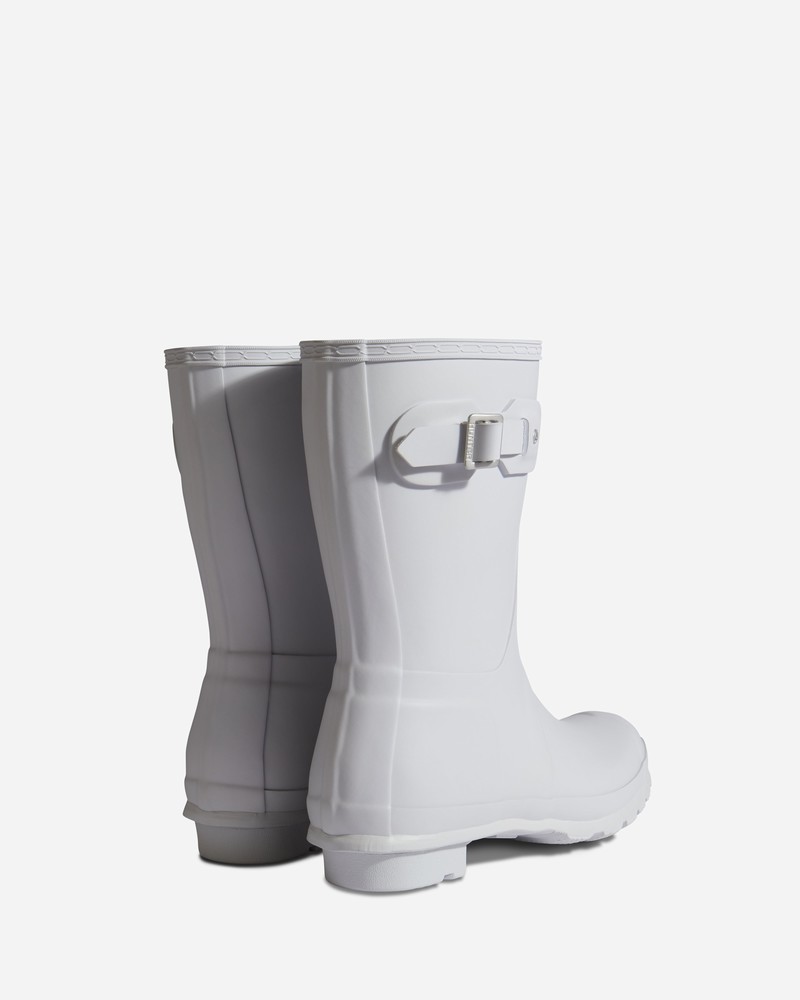 Botas Wellington Hunter Original Short Feminino Cinzentas | 335635461