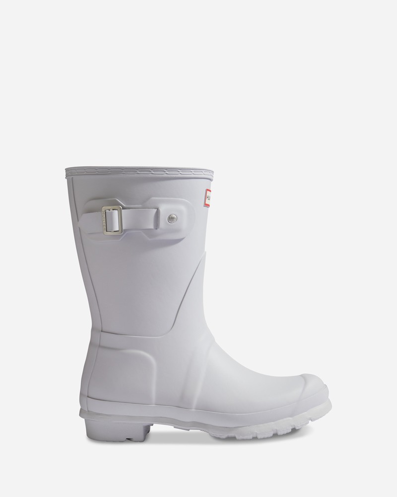 Botas Wellington Hunter Original Short Feminino Cinzentas | 335635461