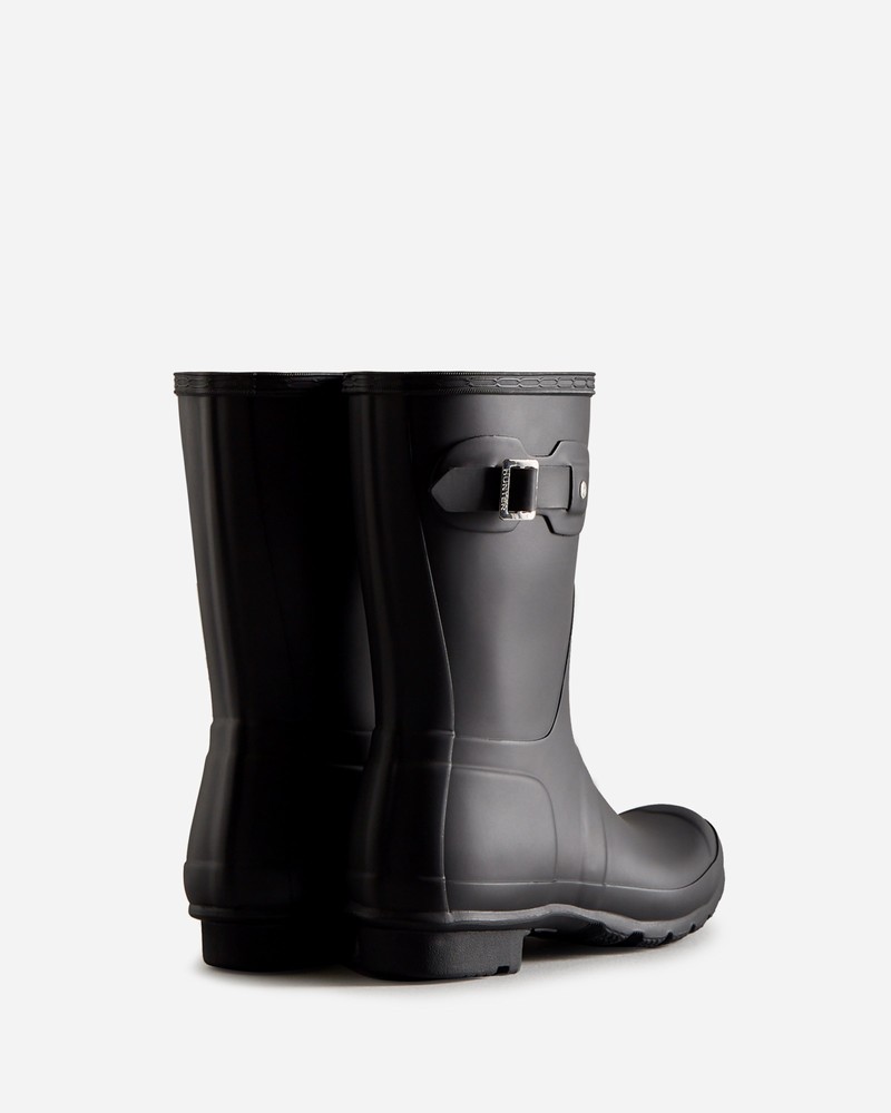 Botas Wellington Hunter Original Short Feminino Pretas | 954256975