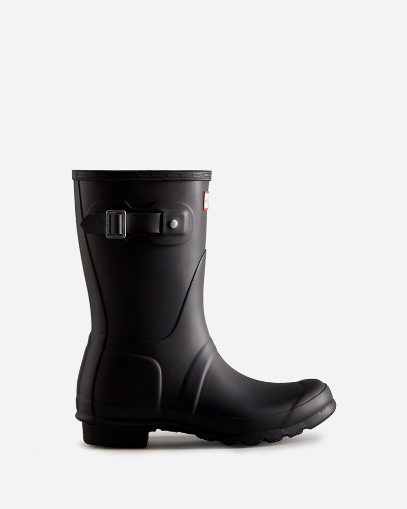 Botas Wellington Hunter Original Short Feminino Pretas | 954256975
