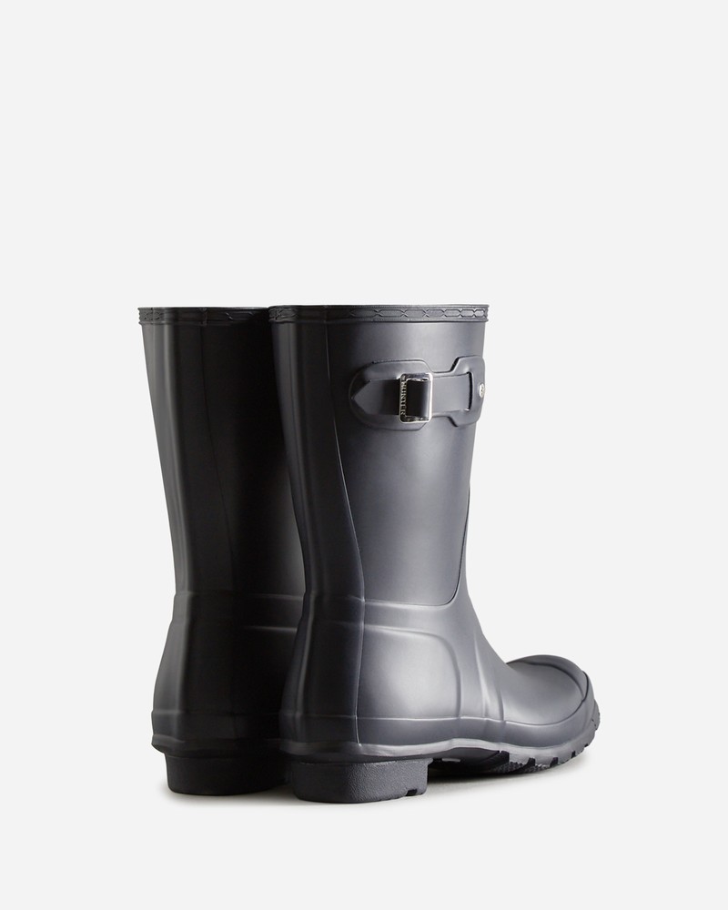 Botas Wellington Hunter Original Short Feminino Azul Marinho | 919087460