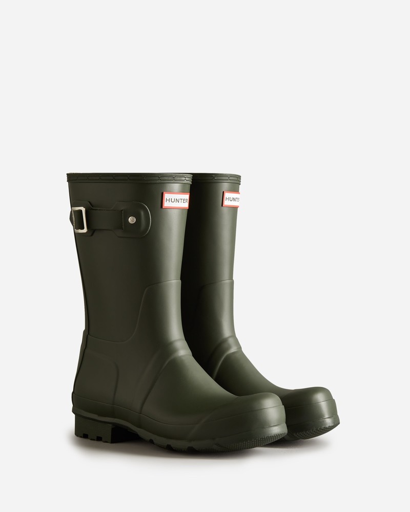 Botas Wellington Hunter Original Short Masculino Verde Oliva | 811759672