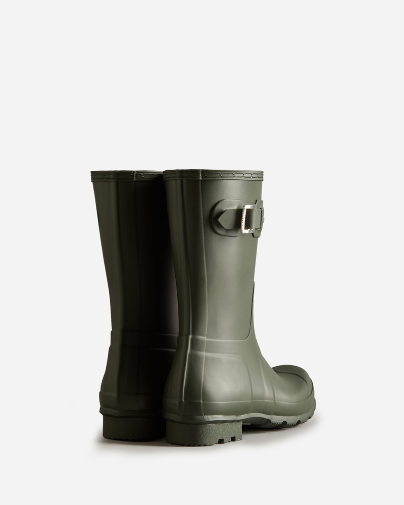 Botas Wellington Hunter Original Short Masculino Verde Oliva | 811759672