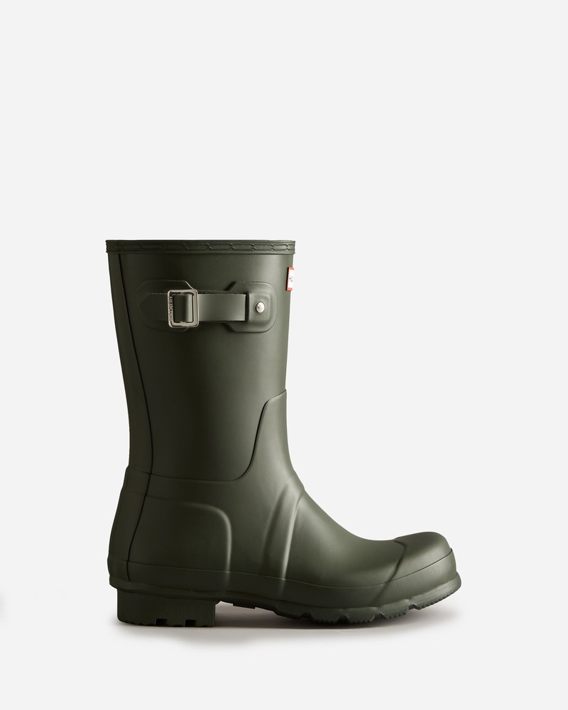 Botas Wellington Hunter Original Short Masculino Verde Oliva | 811759672