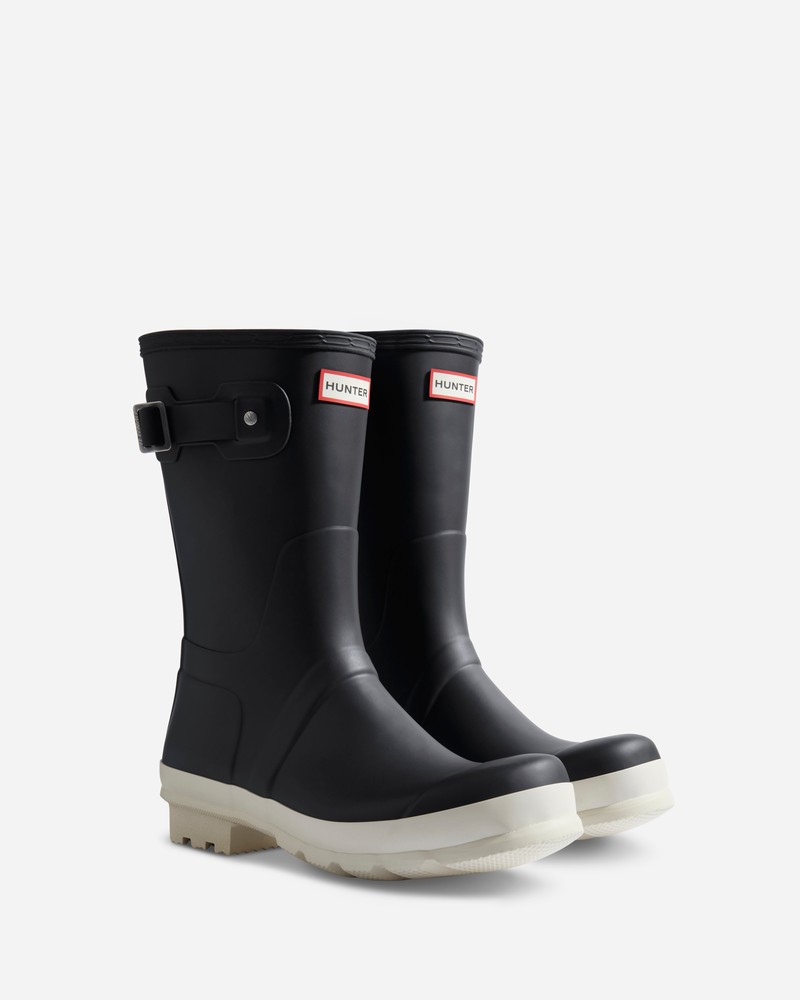 Botas Wellington Hunter Original Short Masculino Pretas | 841919562