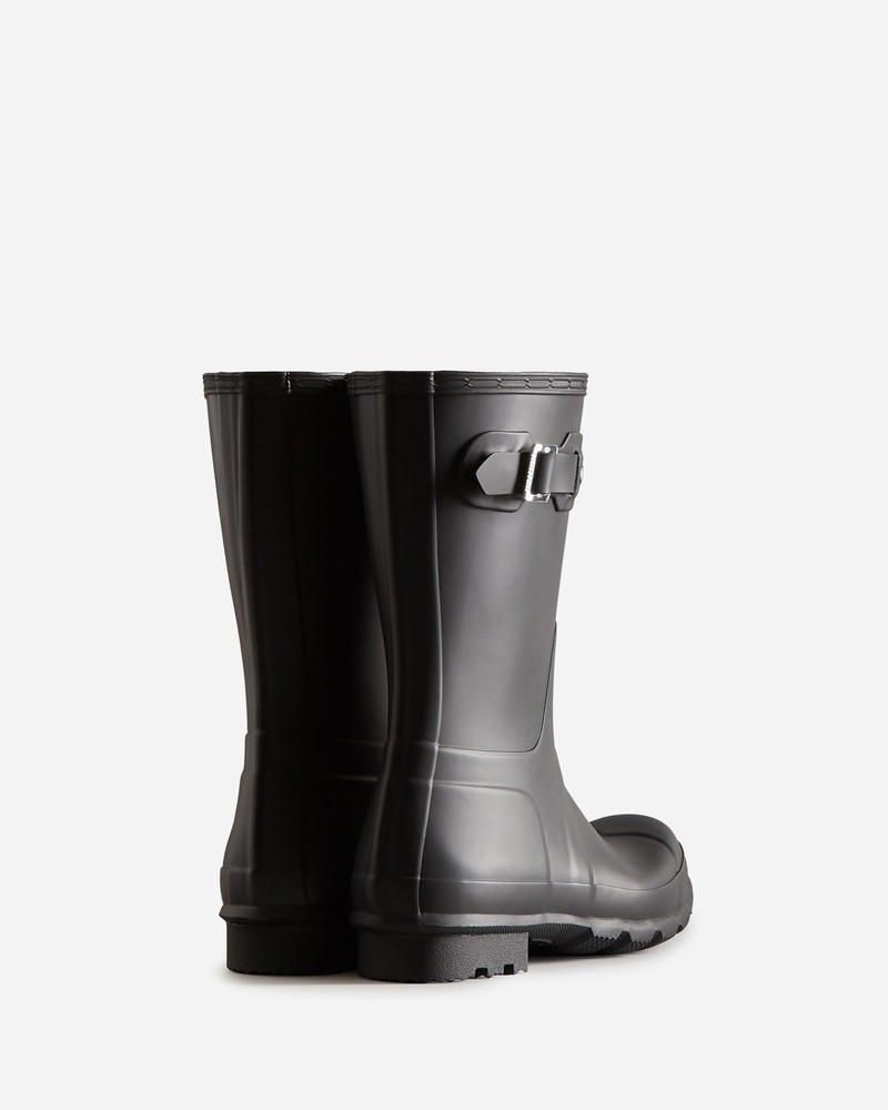 Botas Wellington Hunter Original Short Masculino Pretas | 555382421