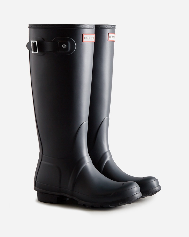 Botas Wellington Hunter Original Tall Feminino Azul Marinho | 154400127