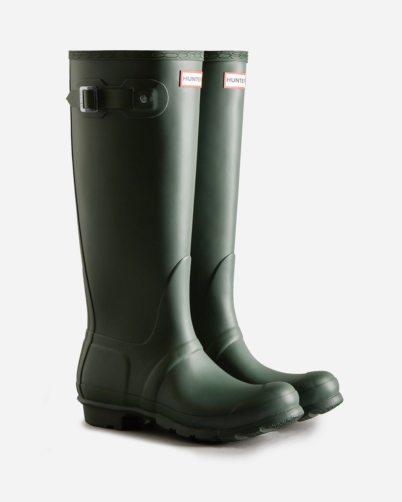Botas Wellington Hunter Original Tall Feminino Verdes | 818511969
