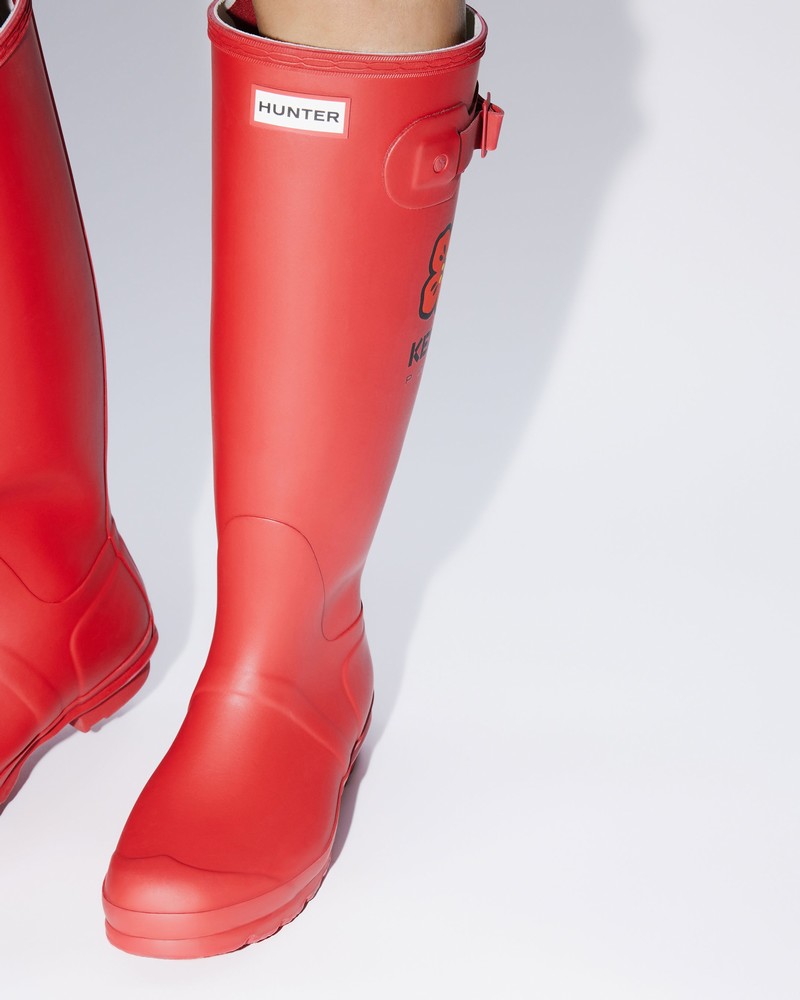 Botas Wellington Hunter Original Tall Feminino Vermelhas | 716670220