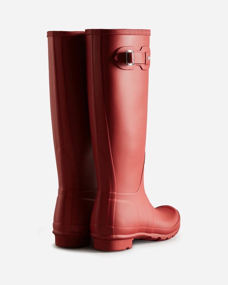 Botas Wellington Hunter Original Tall Feminino Vermelhas | 342517674