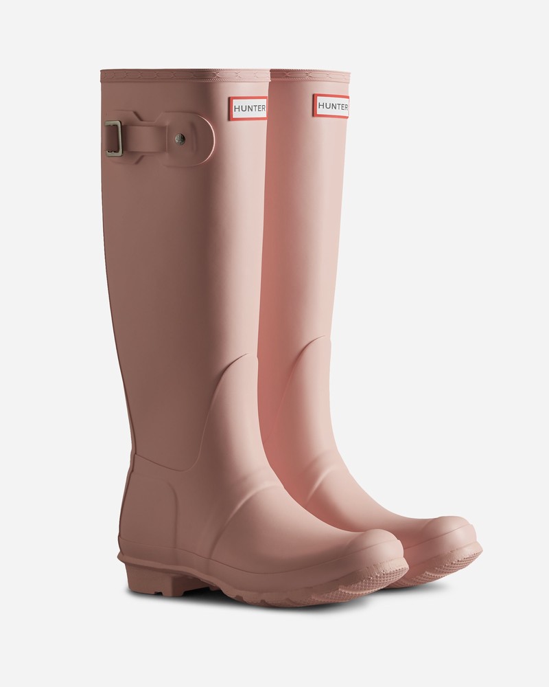 Botas Wellington Hunter Original Tall Feminino Rosa | 163696827