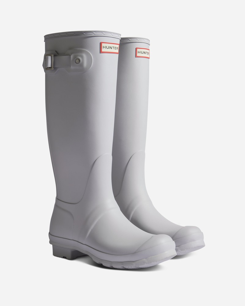 Botas Wellington Hunter Original Tall Feminino Cinzentas | 717167676