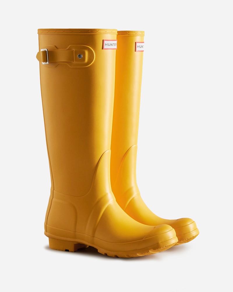 Botas Wellington Hunter Original Tall Feminino Amarelas | 430405894
