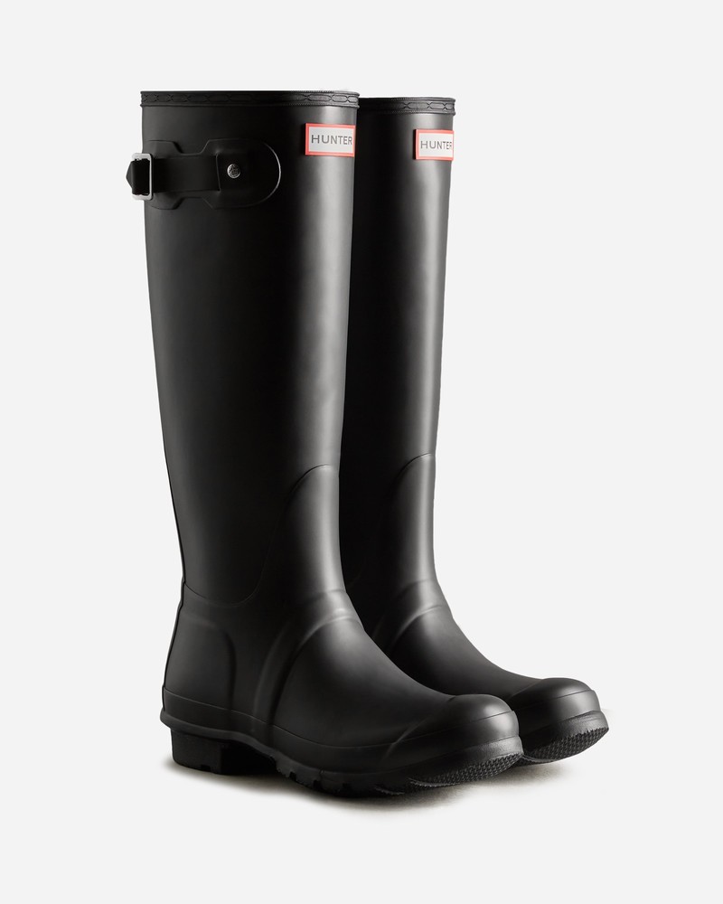 Botas Wellington Hunter Original Tall Feminino Pretas | 810587505