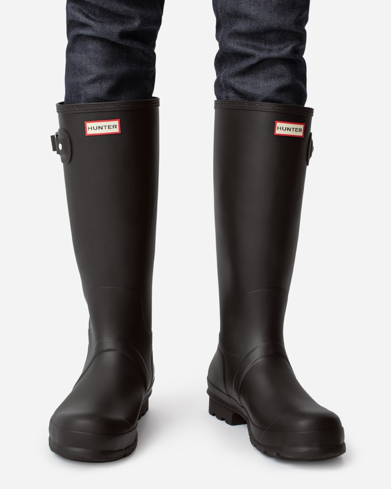 Botas Wellington Hunter Original Tall Masculino Pretas | 743030689
