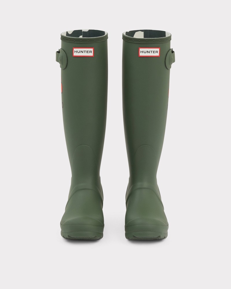 Botas Wellington Hunter Original Tall Masculino Verdes | 198023292