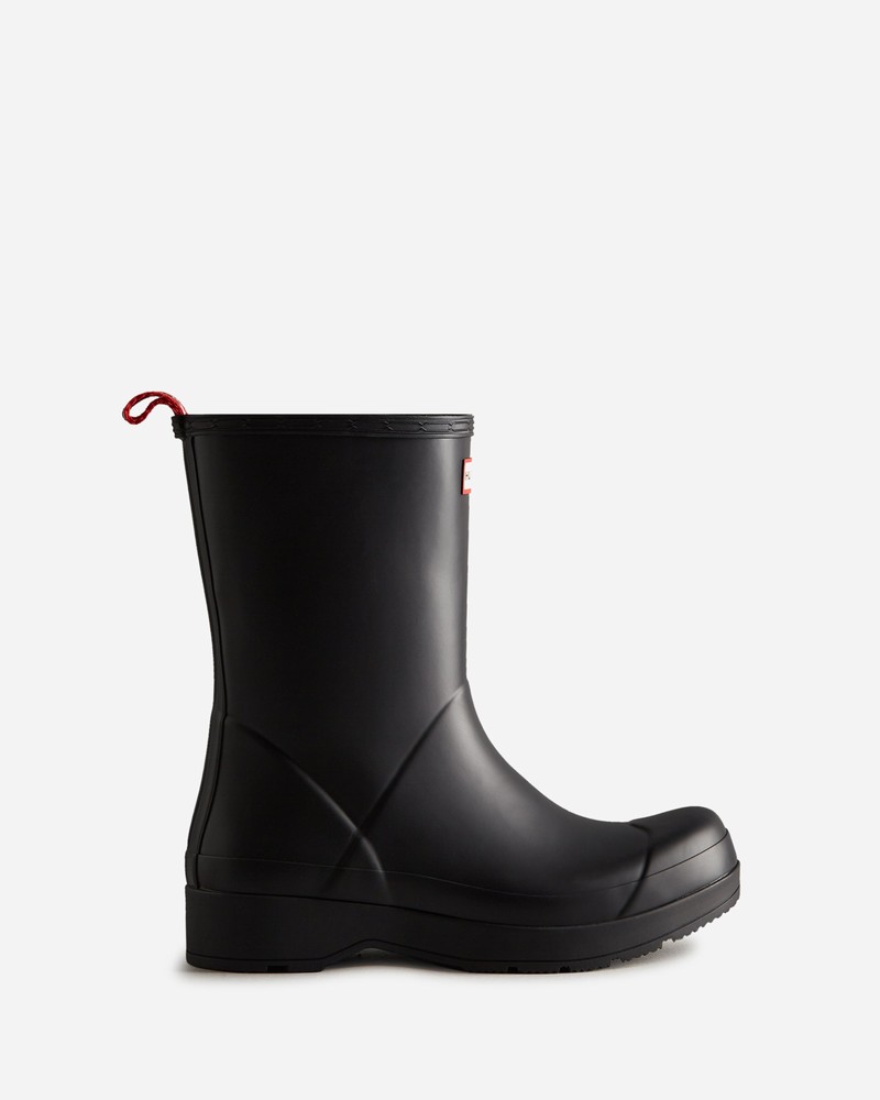 Botas Wellington Hunter Play Mid Masculino Pretas | 320452565