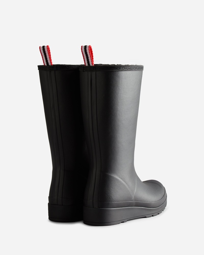 Botas Wellington Hunter Play Shearling Insulated Tall Feminino Pretas | 255439293