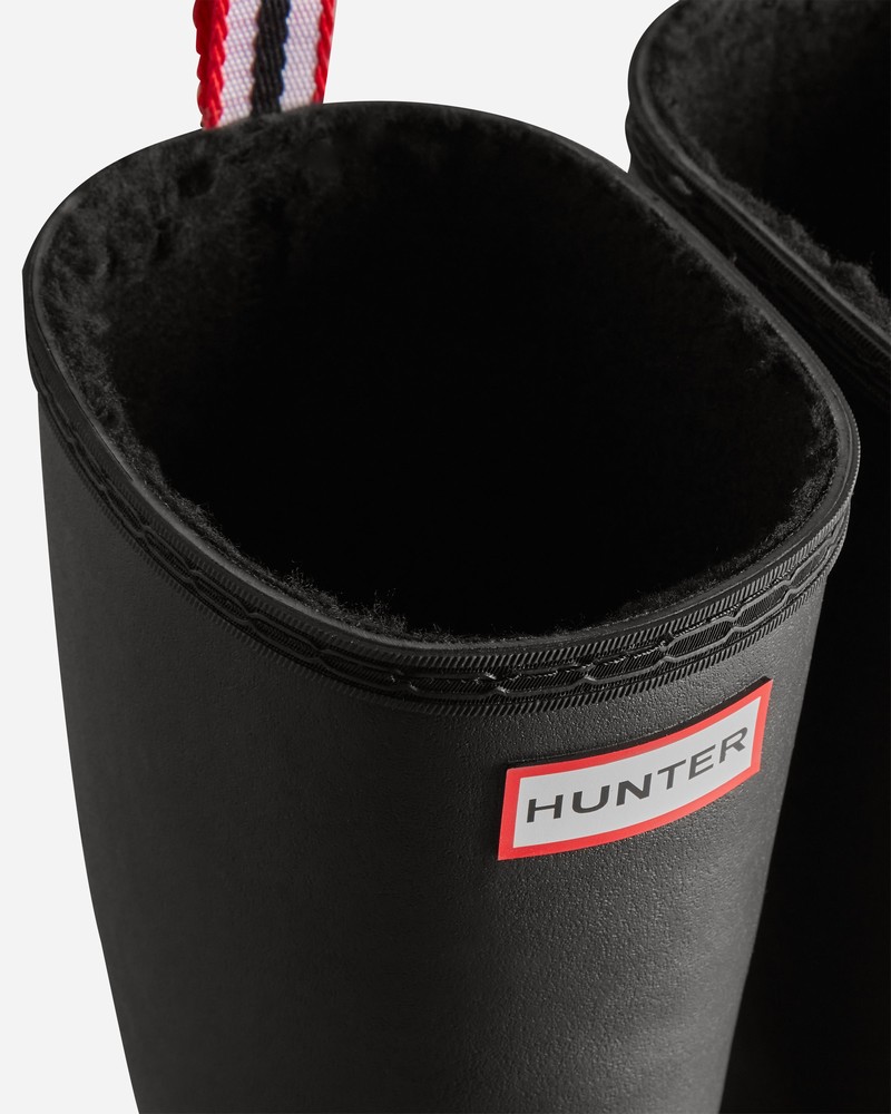 Botas Wellington Hunter Play Shearling Insulated Tall Feminino Pretas | 255439293
